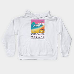 Chacahua, Oaxaca, Mexico Retro Travel Poster Kids Hoodie